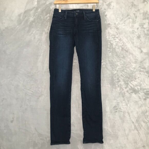 PAIGE Denim - Paige Skyline Skinny Womens 27 Luella Dark Wash Mid Rise Pockets Stretch